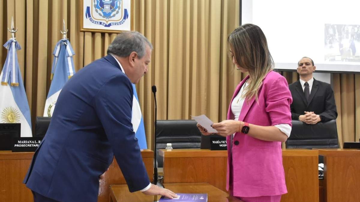 La asunción se llevó adelanre en una Sesión Especial. Fuente: (Concejo Deliberante).