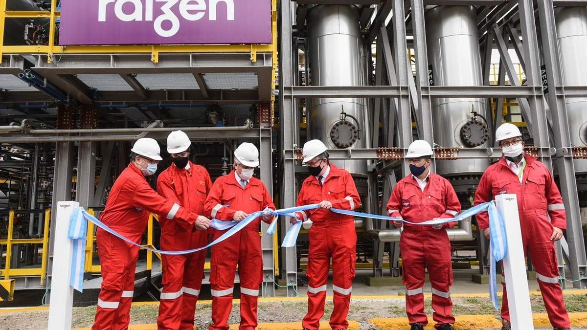 Inauguración de la planta de Raízen. Fuente: (Twitter)