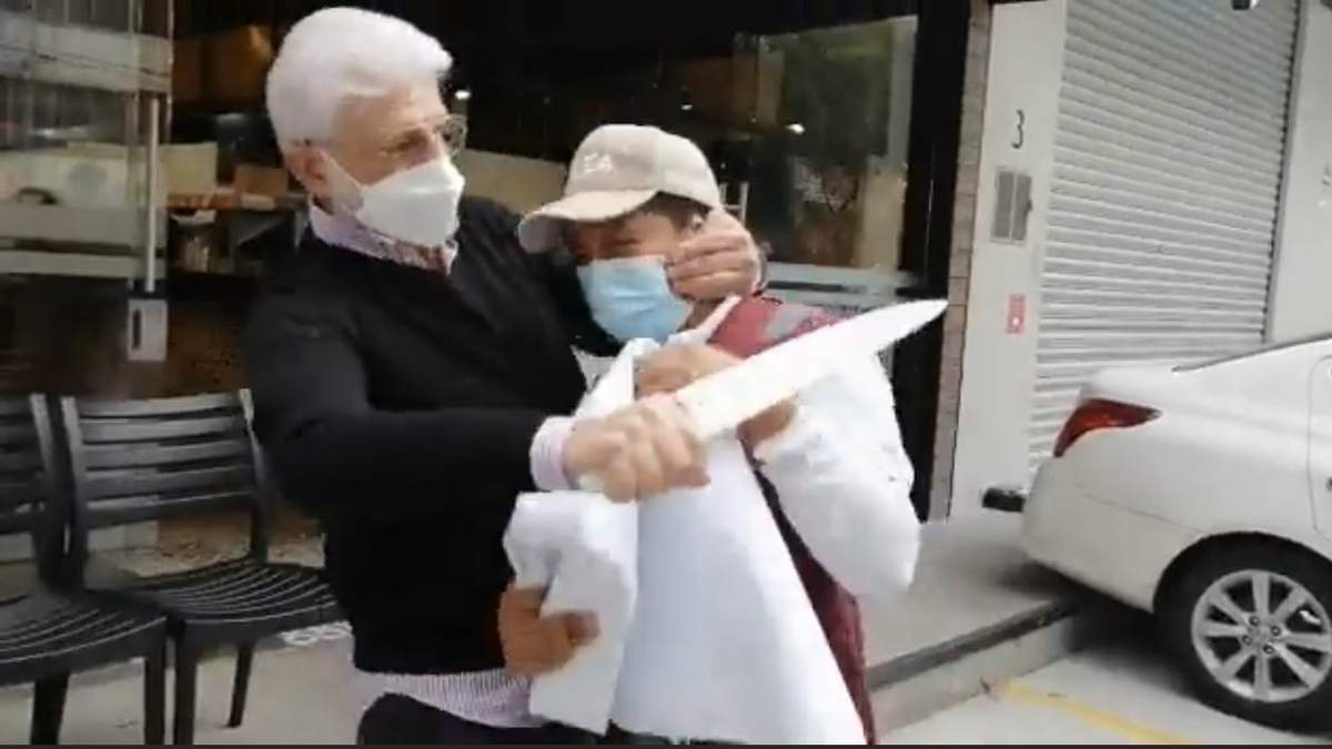 Amenaza del padre de Mauricio Tabe a un empleado