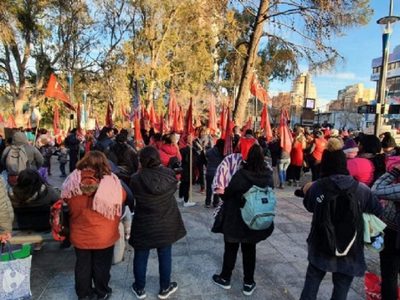 Los piquetes en el centro están supeditados a lo que pase en Desarrollo Social