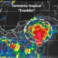 Emiten alerta naranja en Quintana Roo ante inminente llegada de 'Franklin”