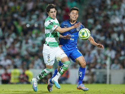 En partido sin muchas jugadas de peligro, Monterrey empata 0-0 ante Santos
