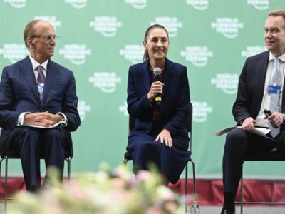 Sheinbaum presenta el Plan México a empresarios del Foro Económico Mundial