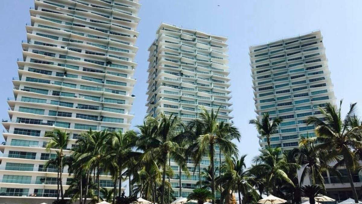El complejo de departamentos Icon Vallarta