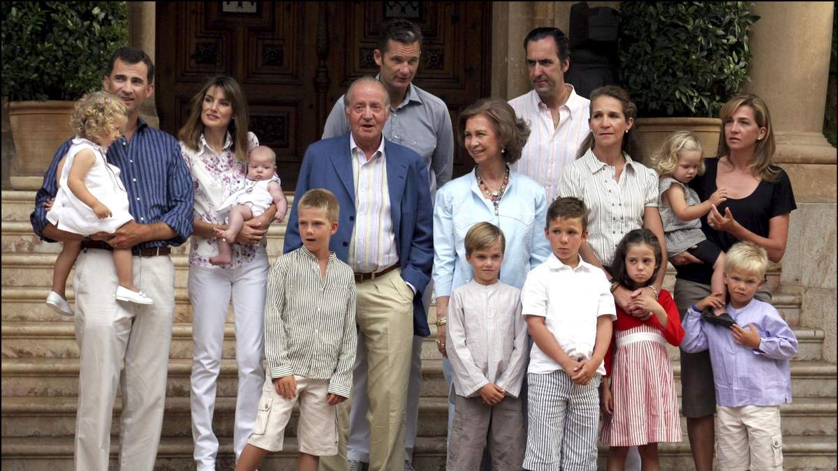 La familia Borbón. Fuente: (Instagram)