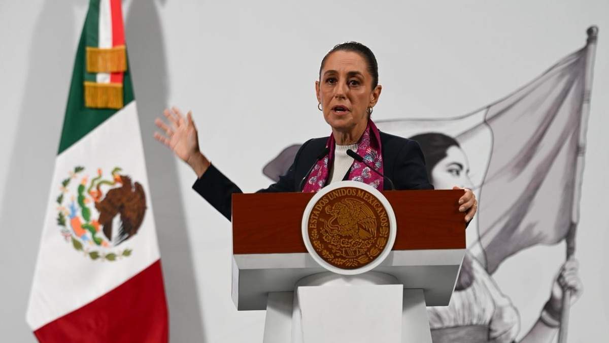 La presidenta Claudia Sheinbaum en la conferencia matutina de Palacio Nacional, este martes 30 de septiembre de 2025