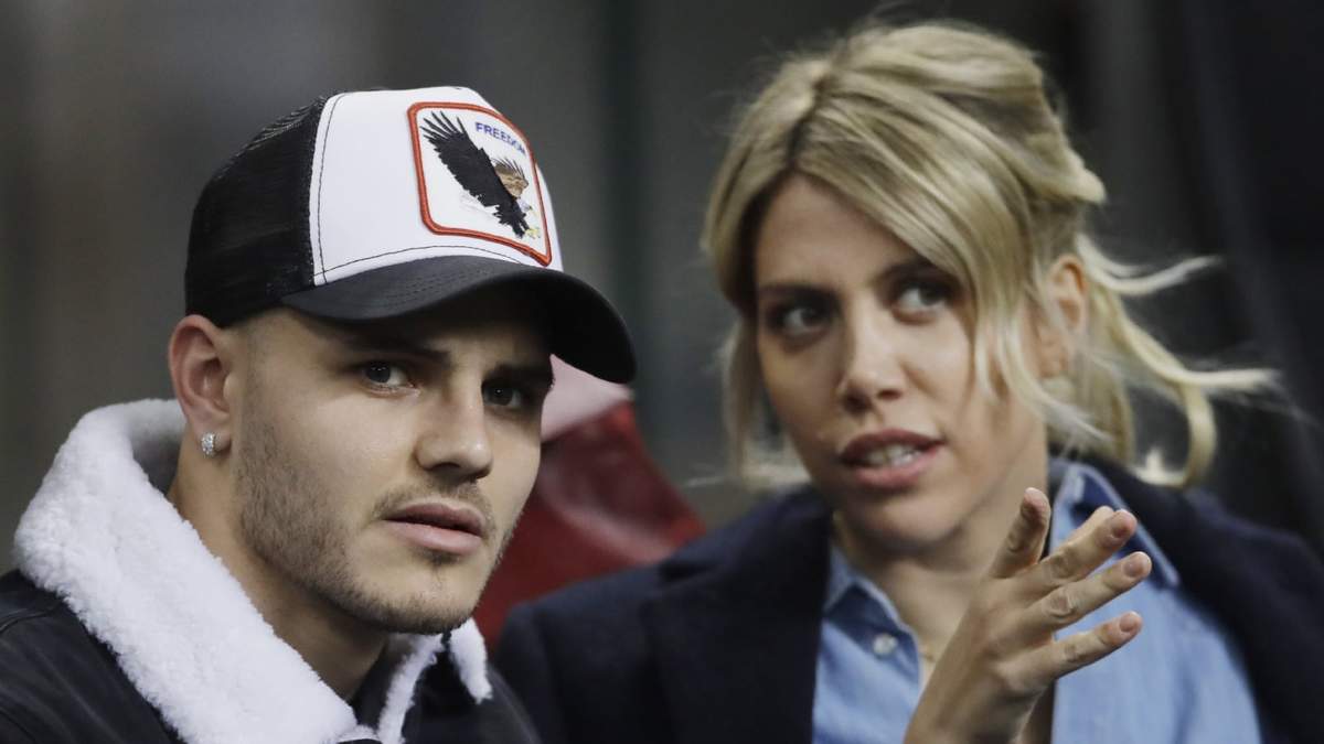 Wanda Nara y Mauro Icardi. Fuente: (Twitter)