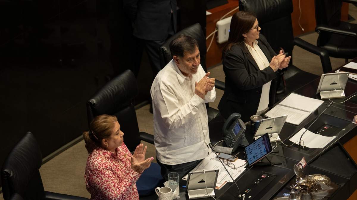 El presidente de la Mesa Directiva del Senado, Gerardo Fernández Noroña