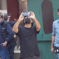Filmación de película de Iñárritu en el Centro de la CDMX causa molestia a transeúntes