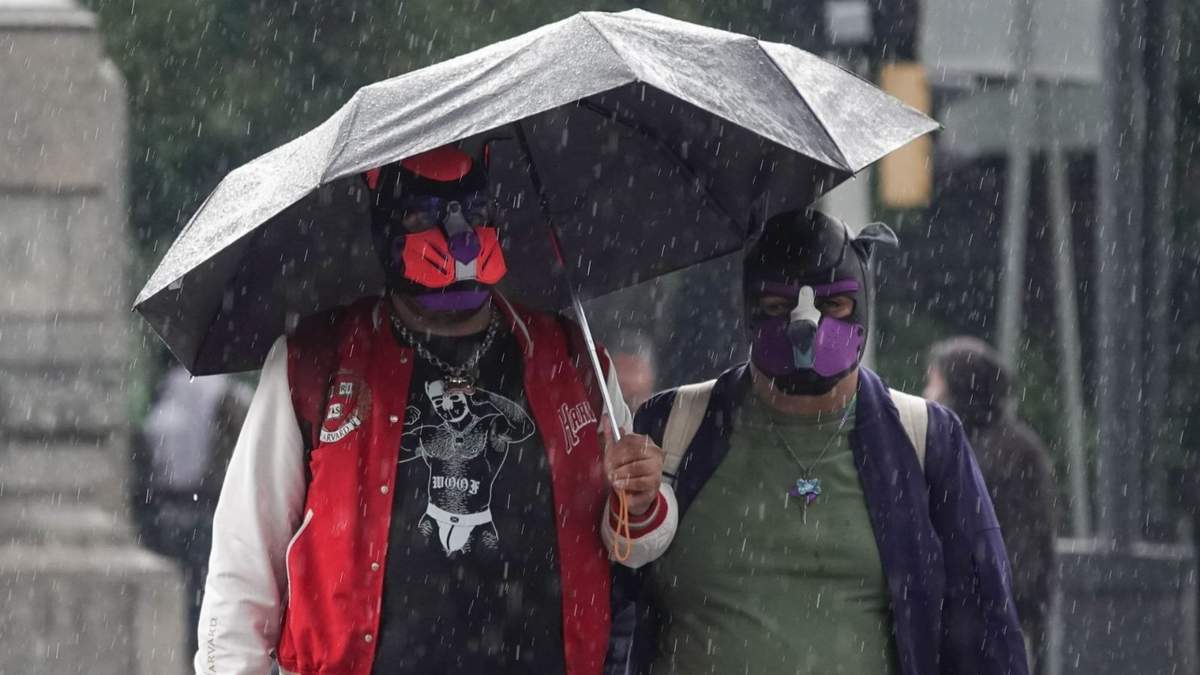 Probabilidad de lluvias fuertes en la Ciudad de México