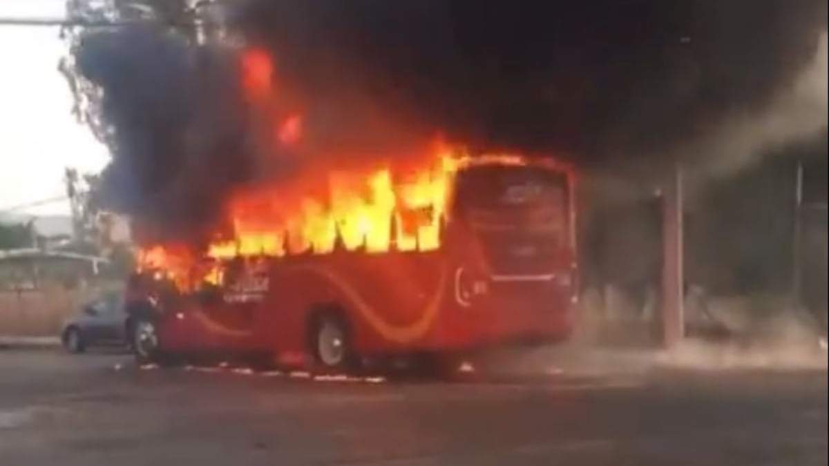 Una de las unidades siniestrada