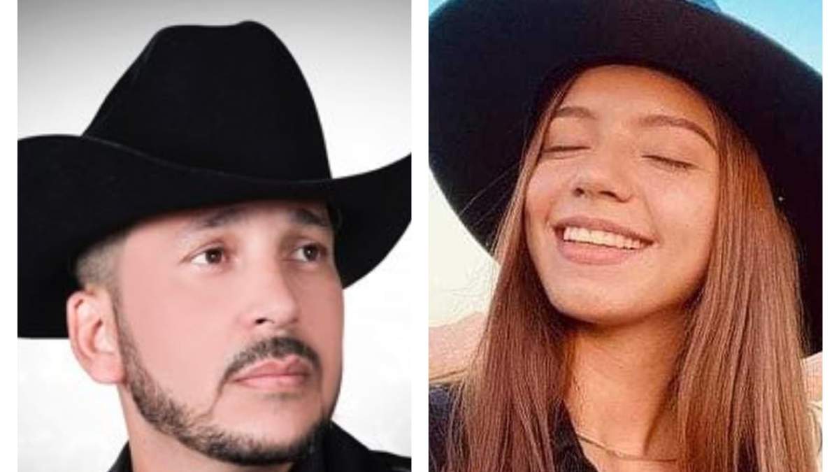 Luis Ángel “El Flaco”, exvocalista de la Banda Los Recodito, y su hija María Fernanda