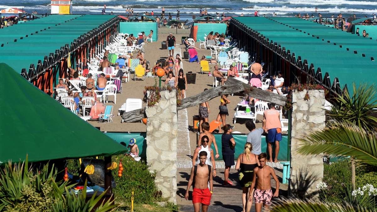 Balneario de Mar del Plata. Fuente: (Twitter)
