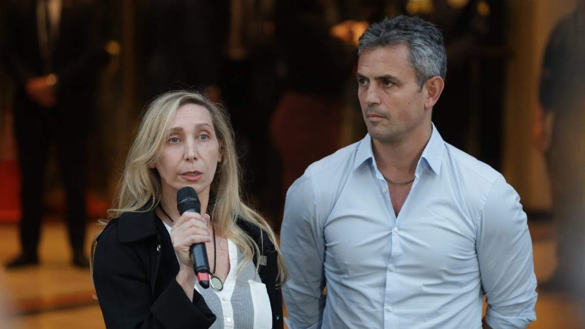Karina Meli junto a Martin Menem