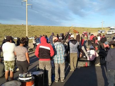 Se mantiene inalterable el corte total de ruta Nacional 22 en Zapala