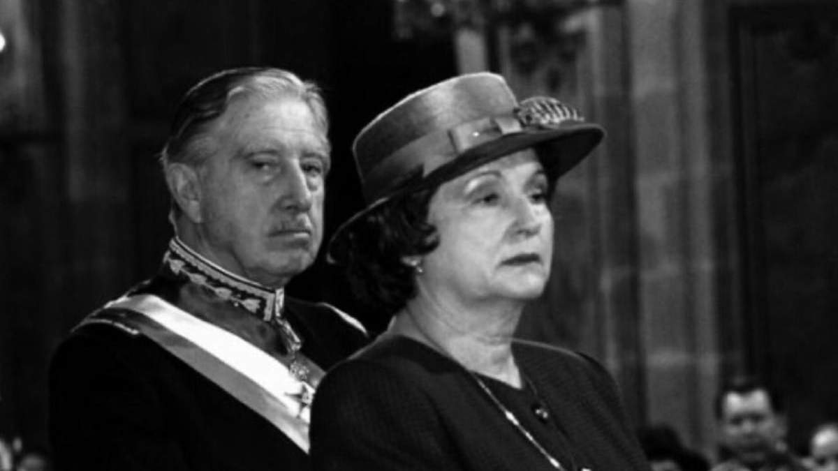 Augusto Pinochet y Lucía Hiriart
