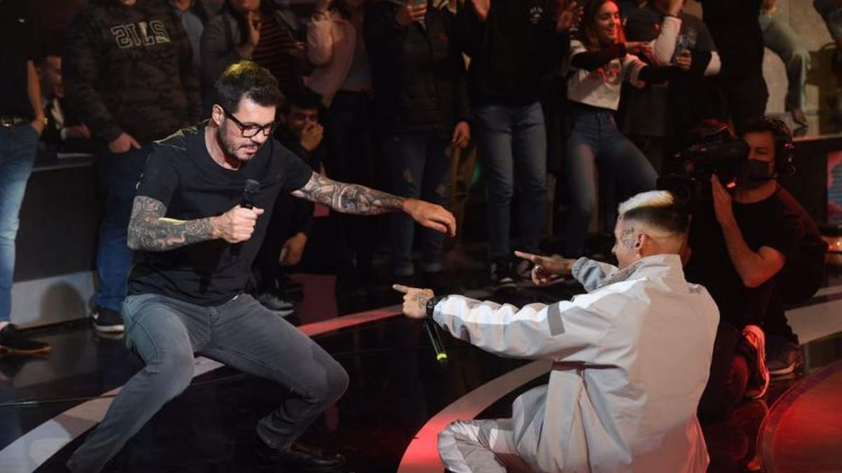 L-Gante y Marcelo Tinelli. Fuente: (Instagram)