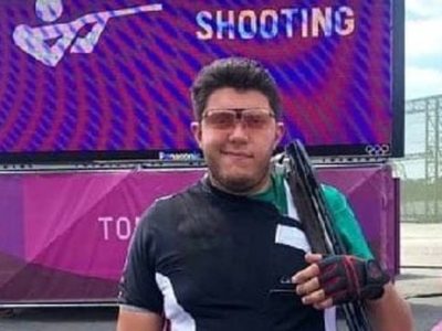 Él es el tirador Jorge Orozco, producto del esfuerzo y el sacrificio familiar