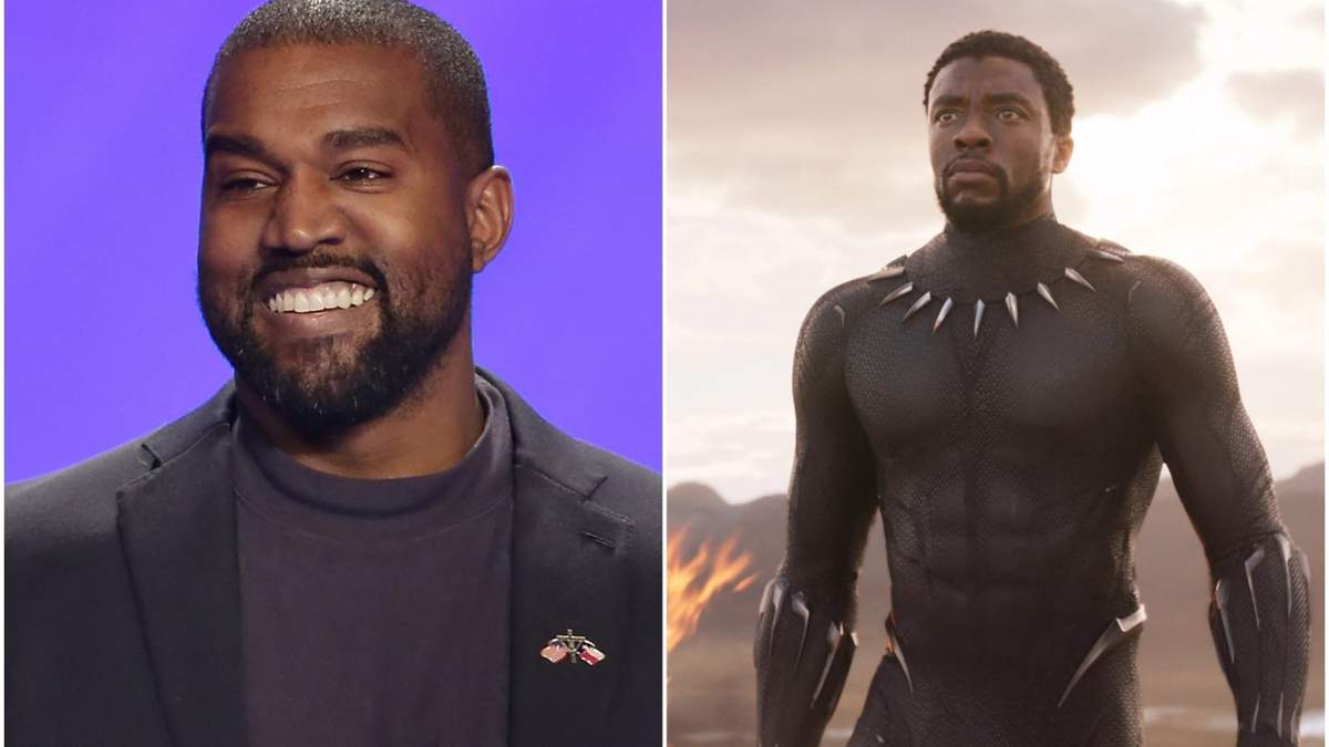 Kanye West y "Black Panther". Fuente: (Instagram)