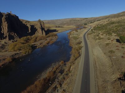 Importante: la pavimentación de la ruta N° 23 alcanzó un 90% de ejecución