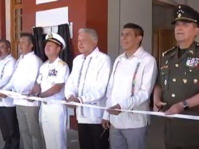 AMLO inaugura el Tren Interoceánico; desplegó tres mil elementos de la Secretaría de Marina