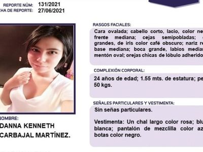 Danna Kennet, desaparecida en Zitácuaro es hallada sin vida
