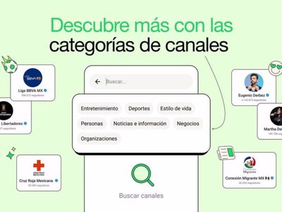 WhatsApp lanza Categorías en los canales, opción para descubrir contenido basado en los intereses