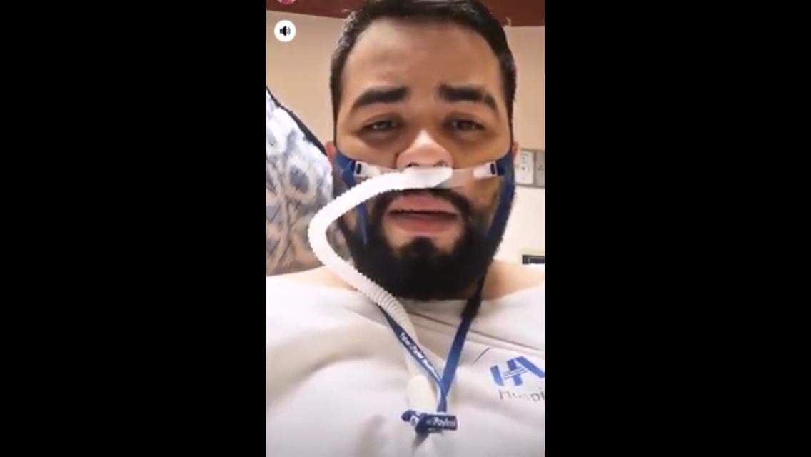 El enfermero Sergio Humberto grabó un video para su familia y amigos