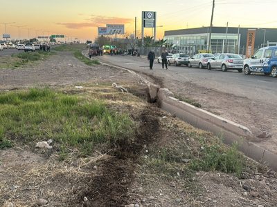 Chocó un colectivo en Godoy Cruz: una mujer embarazada y una bebé resultaron heridas
