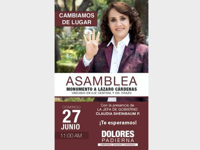 Sheinbaum se desmarca de supuesta invitación de Dolores Padierna a una asamblea