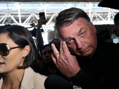 Bolsonaro llora porque le negaron el permiso para asistir a la toma de posesión de Trump