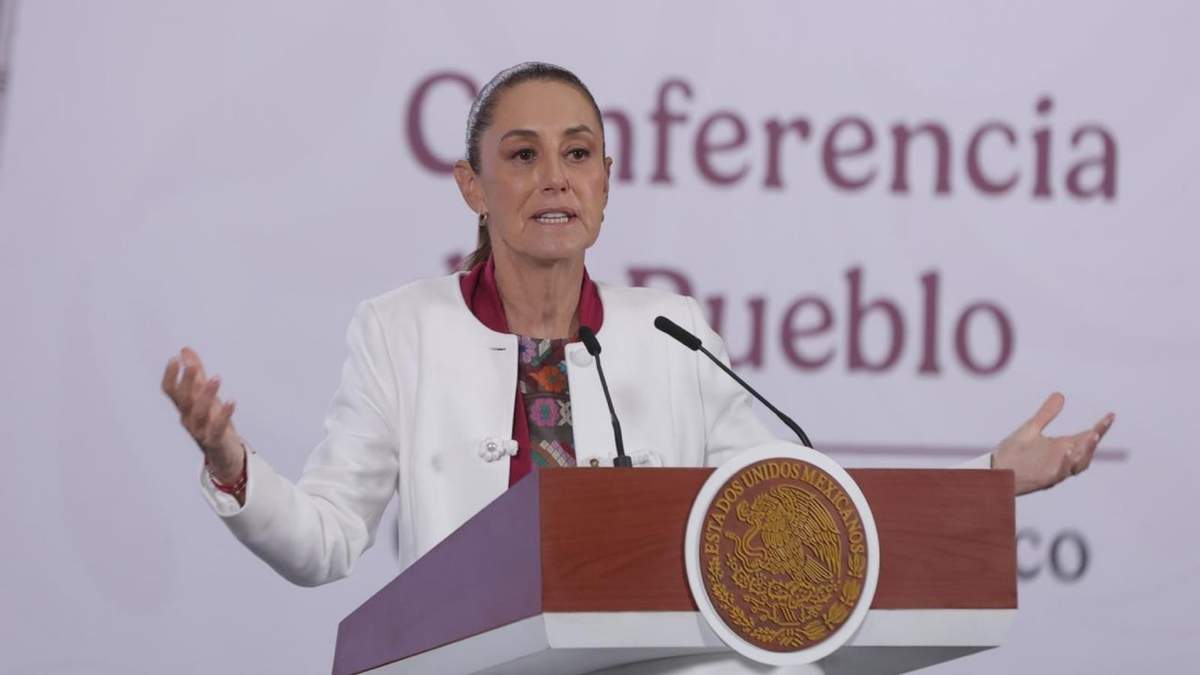 La presidenta Claudia Sheinbaum