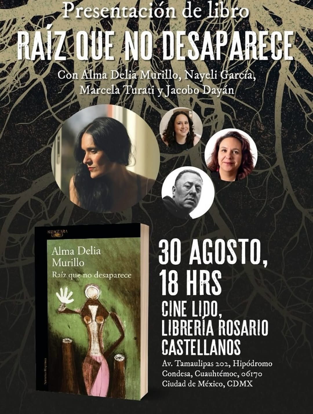 Cartel Raiz que no desaparece