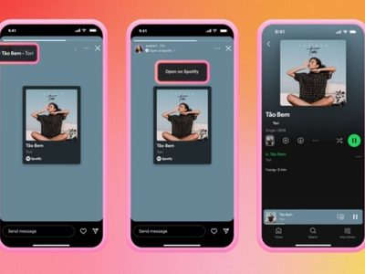 Ahora se pueden compartir en notas de Instagram las canciones de Spotify escuchadas en tiempo real