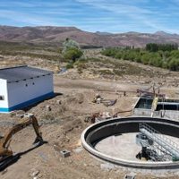 Reactivaron la construcción de la Planta de Tratamiento de Líquidos Cloacales de Loncopué