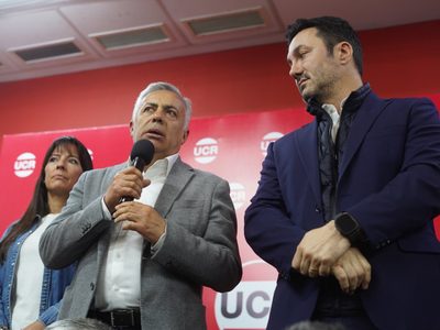 En campaña, Cornejo ya toma distancia de Milei