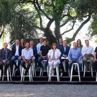 Referentes de Juntos por el Cambio se reunieron para celebrar el triunfo en las elecciones generales