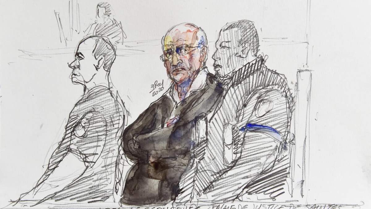 Joel Le Scouarnec en su juicio en 2020