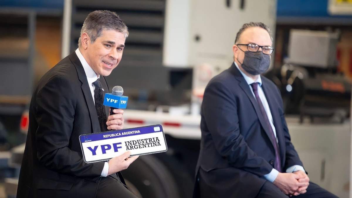 Pablo González y Matías Kulfas encabezaron el acto. Fuente: (Twitter)