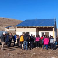 Entregaron seis casas en Chos Malal a familias afectadas por el temporal de 2021