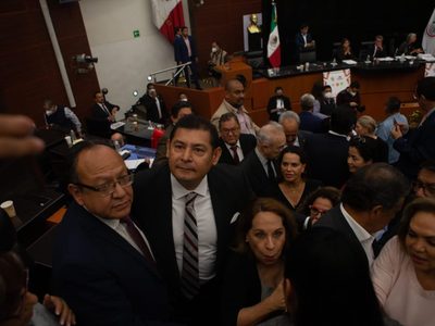 Oposición rechaza al morenista Alejandro Armenta para presidir la Mesa Directiva del Senado