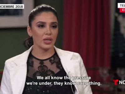"Estoy tranquila, soy transparente", decía Emma Coronel en 2018