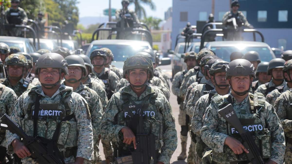 Operativo de seguridad en Culiacán