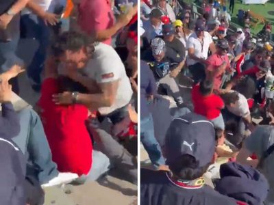Se viraliza video de pelea en las gradas del GP de México