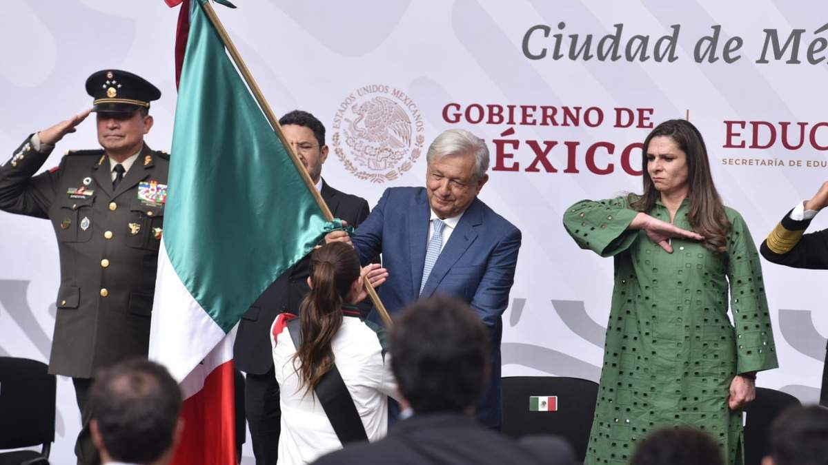 AMLO abandera a la Delegación mexicana que competirá en los Juegos Olímpicos de París 2024