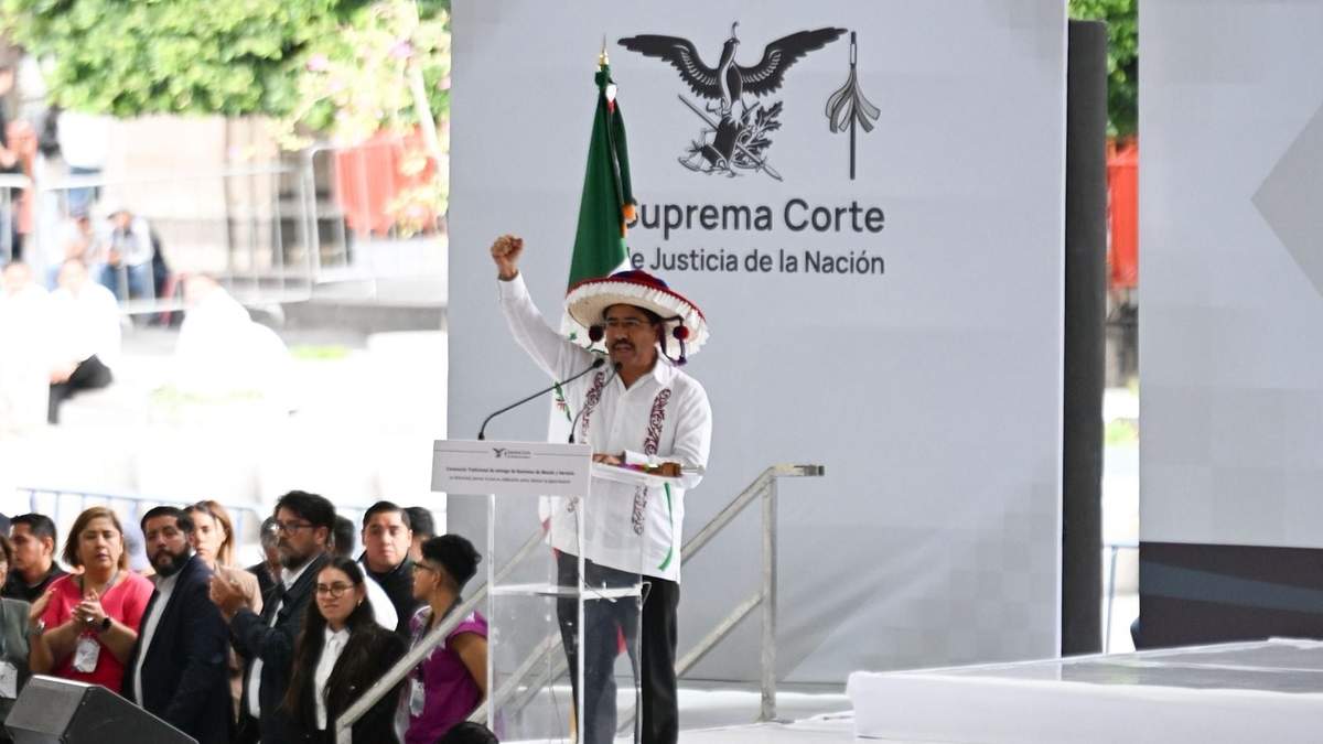 Hugo Aguilar, ministro presidente de la Suprema Corte de Justicia de la Nación