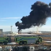 Se estrelló un avión sanitario en el aeropuerto de Río Grande y hay 4 muertos