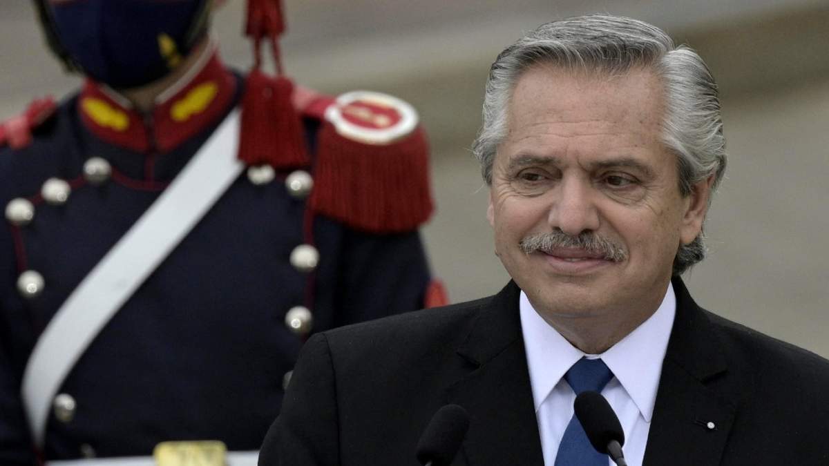 El presidente Alberto Fernández. Fuente: (Twitter)