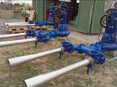 El EPAS incorporó tres nuevos equipos de aireación que instalará en la planta cloacal de Chos Malal