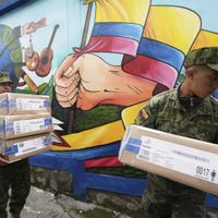Cierran urnas e inicia conteo de votos en Ecuador